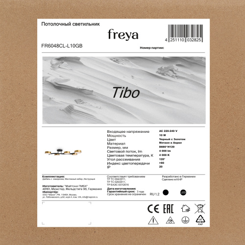 Потолочный светильник Freya FR6048CL-L10GB фото 6
